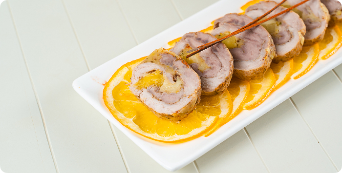 Рулетики из свинины