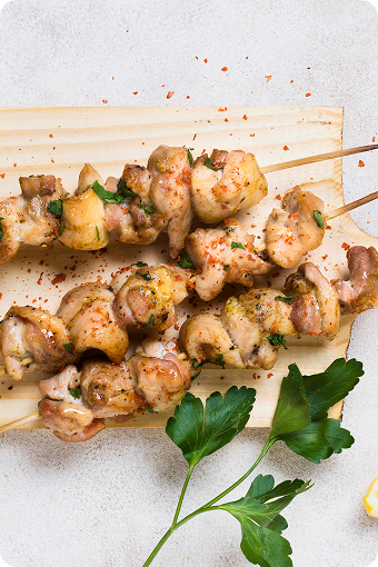 Шашлычки из утки в азиатском стиле