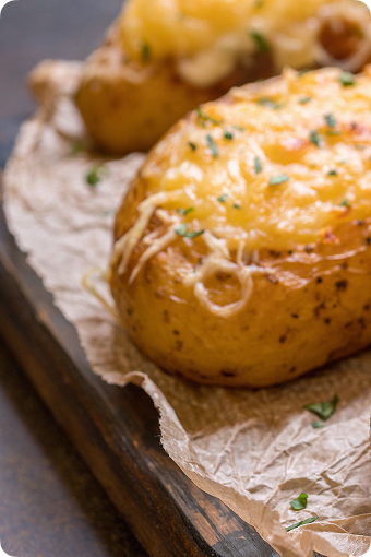 Картофель запечённый Аля крошка картошка