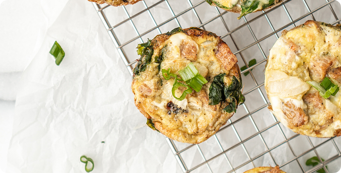 Маффины с беконом